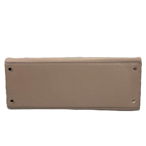 Kate Spade Staci Warm Beige Colorblock Large Satchel Crossbody NWT - Picture 6 of 15